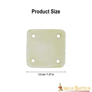 Viking Weaving Bone Tablets Functional Genuine Bone Accessory