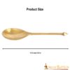 Roman Spoon Pure Solid Brass Functional Cutlery Set of Two Pieces Roman Spoon Pure Solid Brass Functional Cutlery Set of Two Pieces