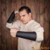 Handcrafted Medieval Authentic Leather Bracers Handcrafted Medieval Authentic Leather Bracers