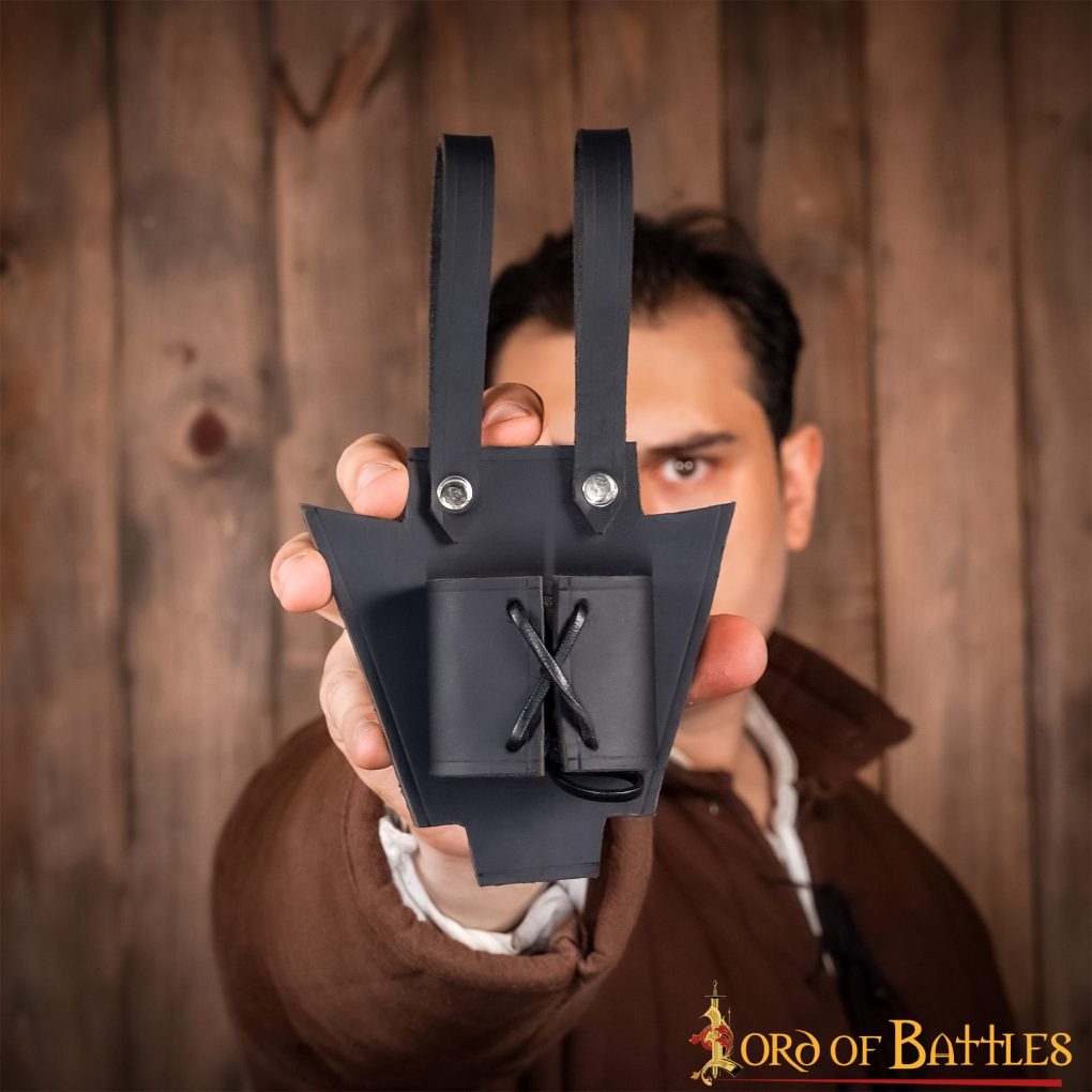 Medieval Genuine Leather Frog for your Dagger and Sword