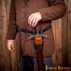 Medieval Genuine Leather Frog for your Dagger and Sword