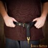 Medieval Leather Belt with Pure Brass Details Medieval Leather Belt with Pure Brass Details