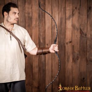 Handcrafted Medieval Archer's Genuine Leather Bracers