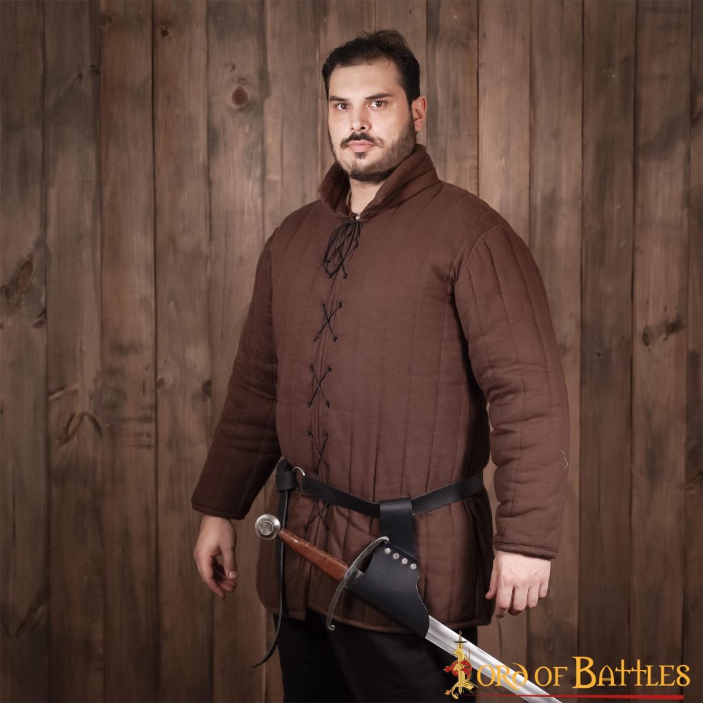 Medieval Black Leather Angled Frog for Swords and Axes Medieval Black Leather Angled Frog for Swords and Axes