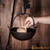 Hand Forged Cauldron Fully Functional Iron Camping Accessory Hand Forged Cauldron Fully Functional Iron Camping Accessory