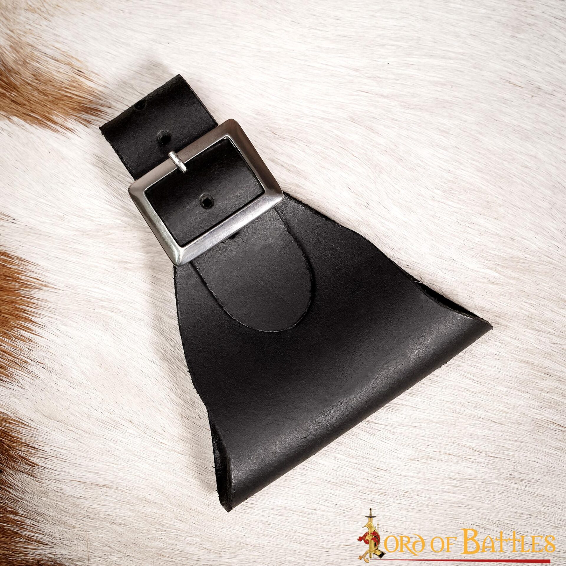 Leather Medieval Sword Frog with Belt Hanging Loop