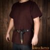 Medieval Leather Belt with Pure Brass Details Medieval Leather Belt with Pure Brass Details