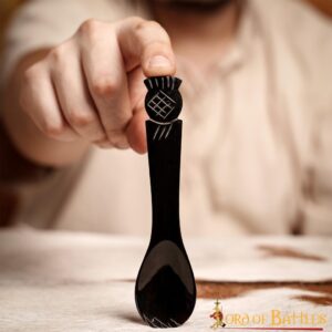 Authentic Medieval Horn Spoon Genuine Handcrafted Ox Horn