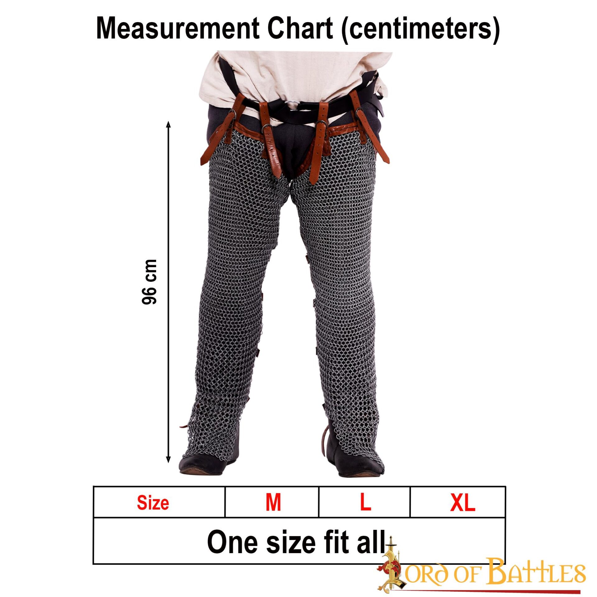 Flat Ring Chainmail Leggings Chausses Hoses, Riveted, ID 9 mm, Titanium Flat Ring Chainmail Leggings Chausses Hoses, Riveted, ID 9 mm, Titanium