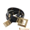 Medieval Eric of Pomerania Leather Belt with Pure Brass Details