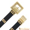 Medieval Eric of Pomerania Leather Belt with Pure Brass Details