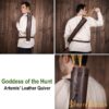 Classic Medieval Fantasy Leather Quiver Genuine Leathercraft