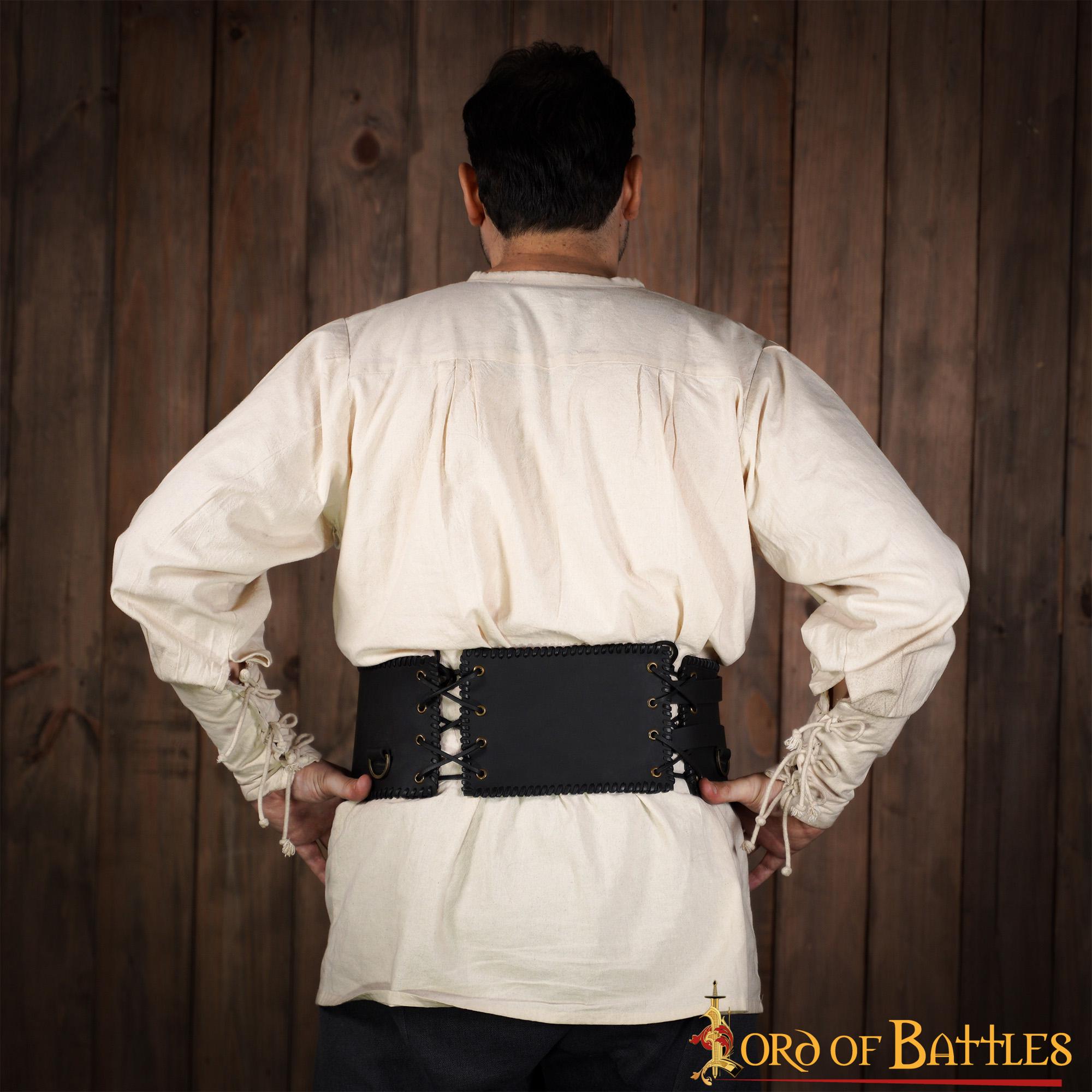 Warrior Broad Waist Belt Handcrafted from Genuine Leather