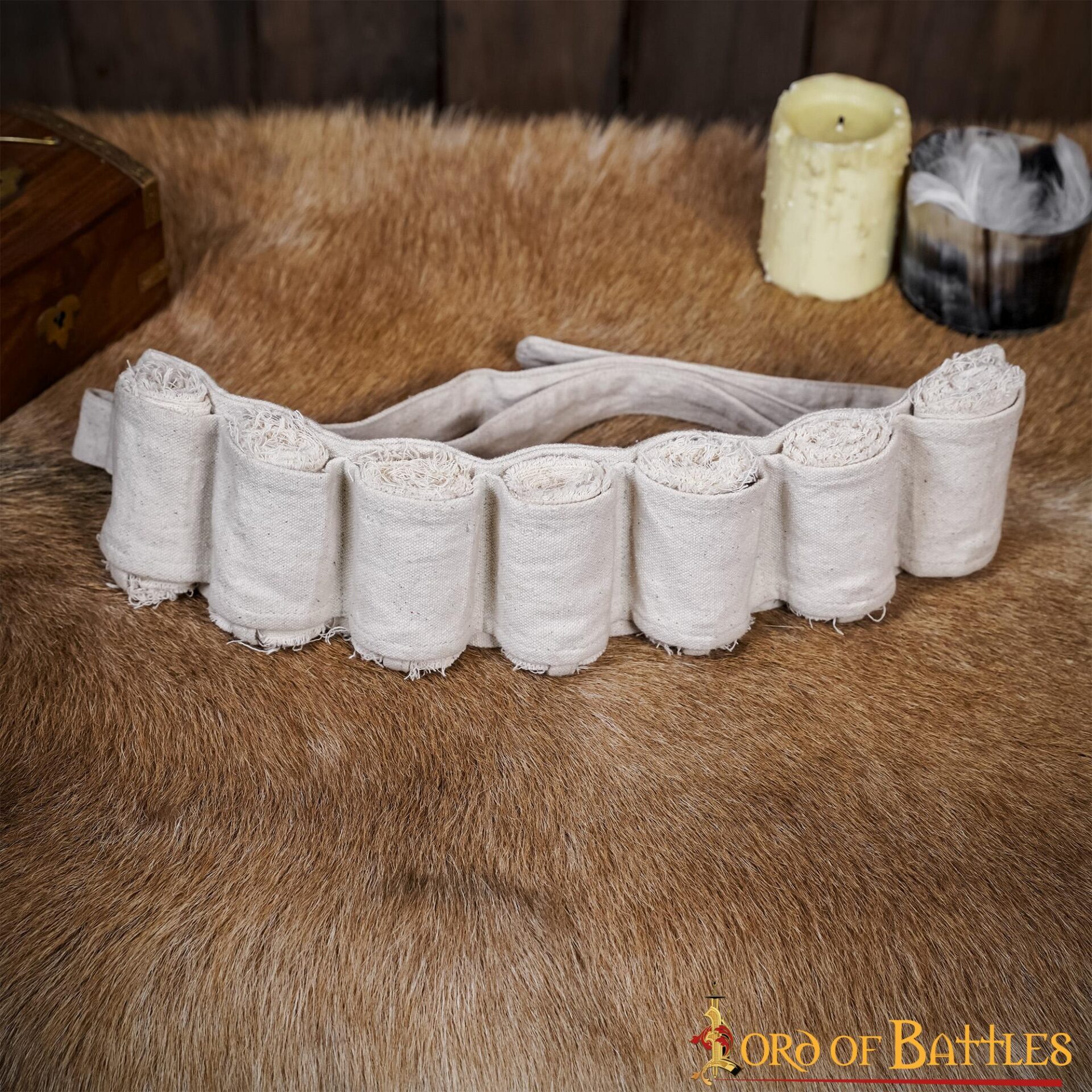 Medieval Multi Pouch Cotton Canvas Belt Medieval Multi Pouch Cotton Canvas Belt