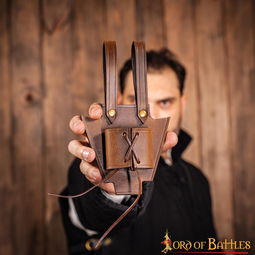 Medieval Genuine Leather Frog for your Dagger and Sword