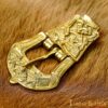 Viking Belt Buckle Celtic Design Pure Brass Belt Accessory