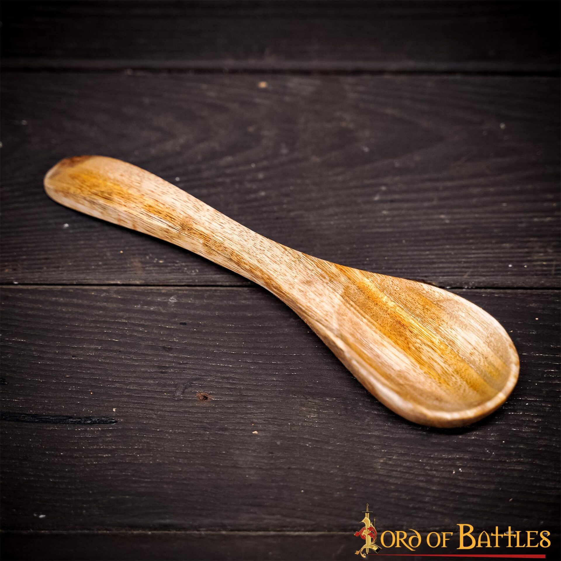 Medieval Functional Wooden Spoon Handmade from Genuine Wood Medieval Functional Wooden Spoon Handmade from Genuine Wood