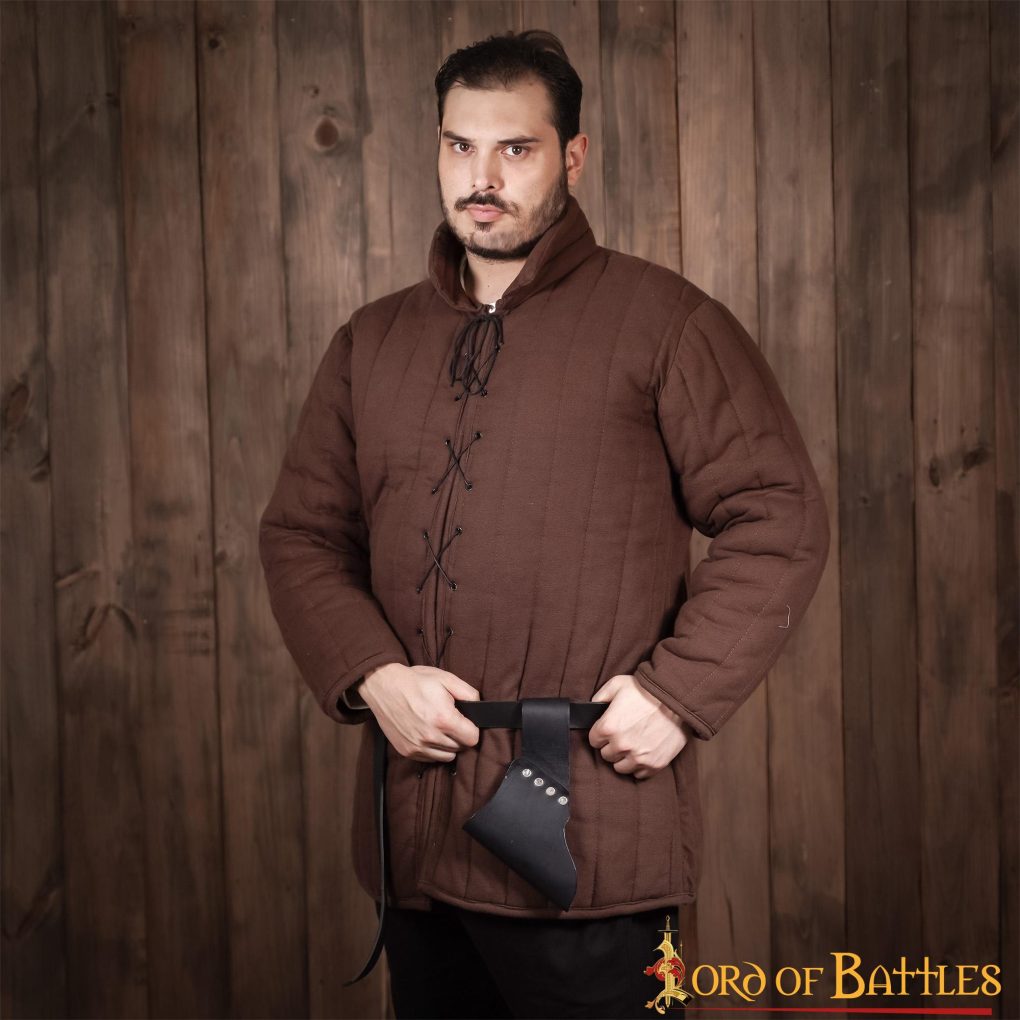 Medieval Black Leather Angled Frog for Swords and Axes Medieval Black Leather Angled Frog for Swords and Axes