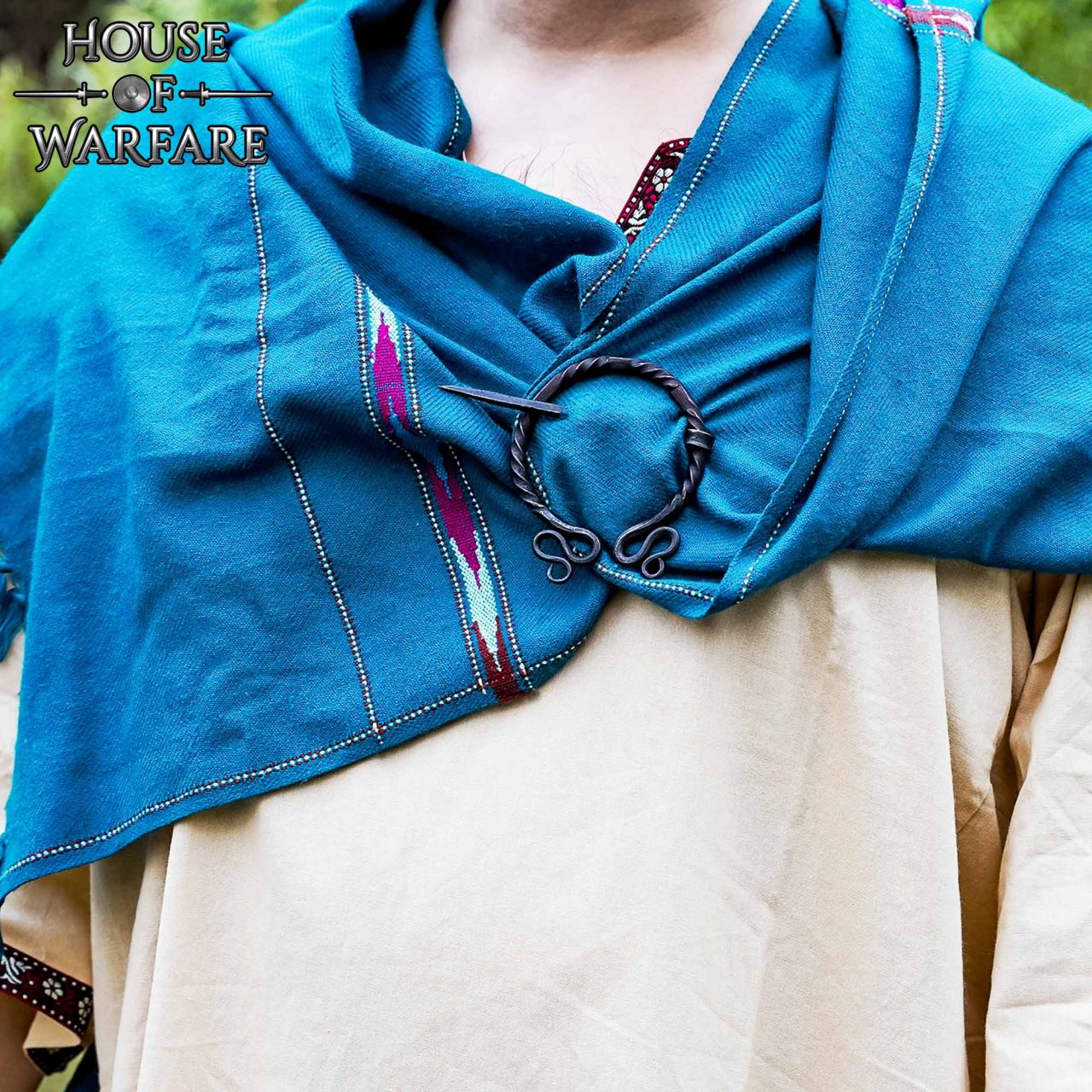 Hand Forged Historical Elfic Archer Fibula / Cloak Pin Hand Forged Historical Elfic Archer Fibula / Cloak Pin