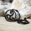 The Celtic Warrior Hand Forged Triskelion Pendant with Leather Cord The Celtic Warrior Hand Forged Triskelion Pendant with Leather Cord