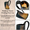 Handcrafted Small Authentic Horn Ale Mug