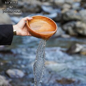 Large Handcrafted Wooden Bowl
