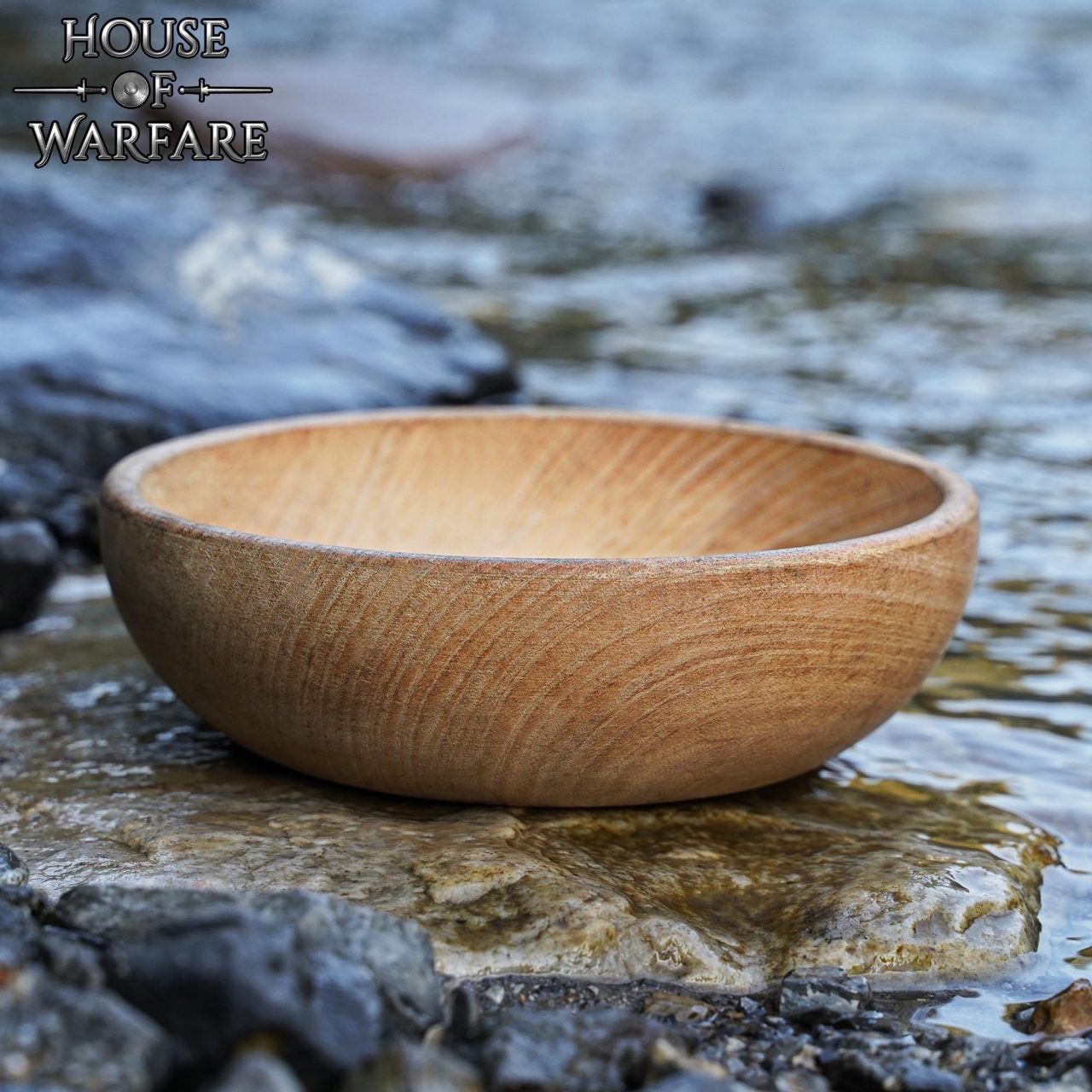 Large Handcrafted Wooden Bowl