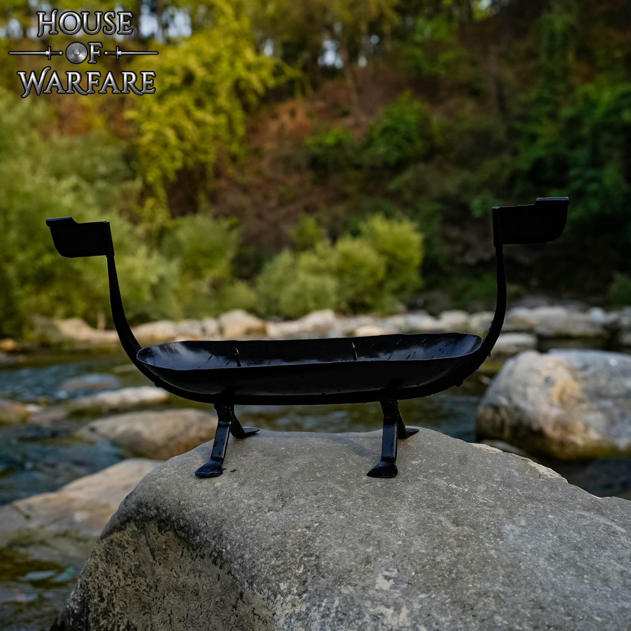 Hand Forged Viking Ship Candle Holder Hand Forged Viking Ship Candle Holder