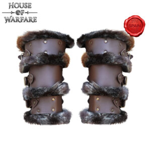 genuine leather bracers