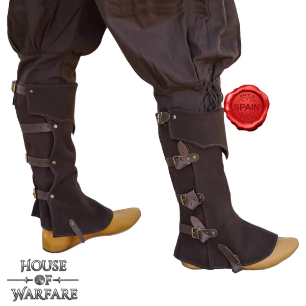 Medieval Leather Boot Covers: Ultimate Costume Upgrade