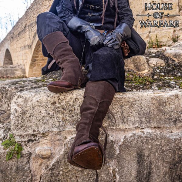 Medieval Leather Boot Covers: Ultimate Costume Upgrade