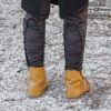genuine leather greaves