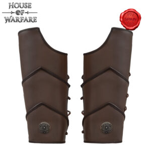 genuine leather greaves