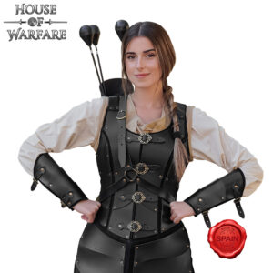 genuine leather bracers