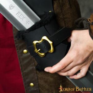Leather Right Hand Frog for Swords and Club Arms