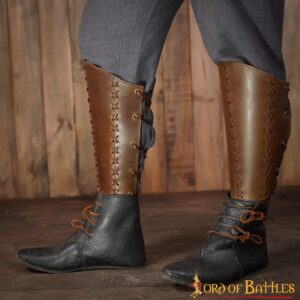 Ranger of the Woods Genuine Leather Greaves for Leg Protection