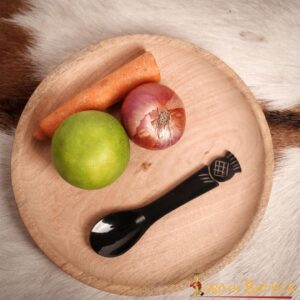 Authentic Medieval Horn Spoon Genuine Handcrafted Ox Horn