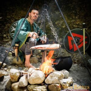 Iron Grill Hand Forged Fully Functional Camping Accessory Iron Grill Hand Forged Fully Functional Camping Accessory