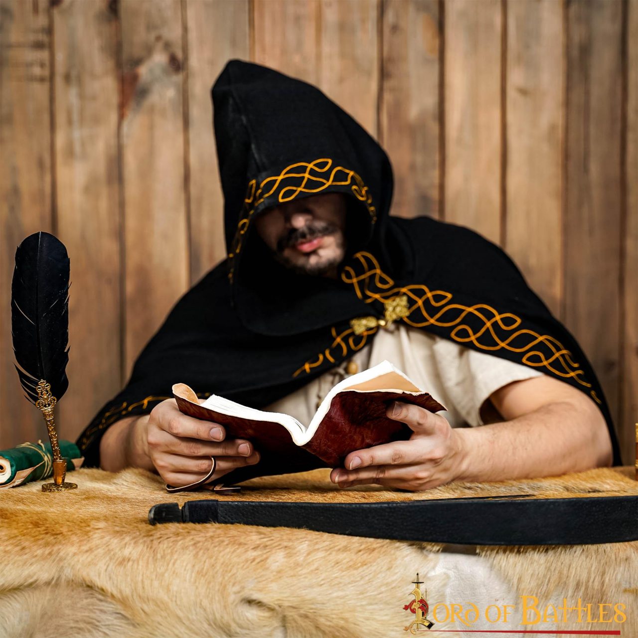 The Mythical Wanderer Brown Leather Scroll Journal The Mythical Wanderer Brown Leather Scroll Journal