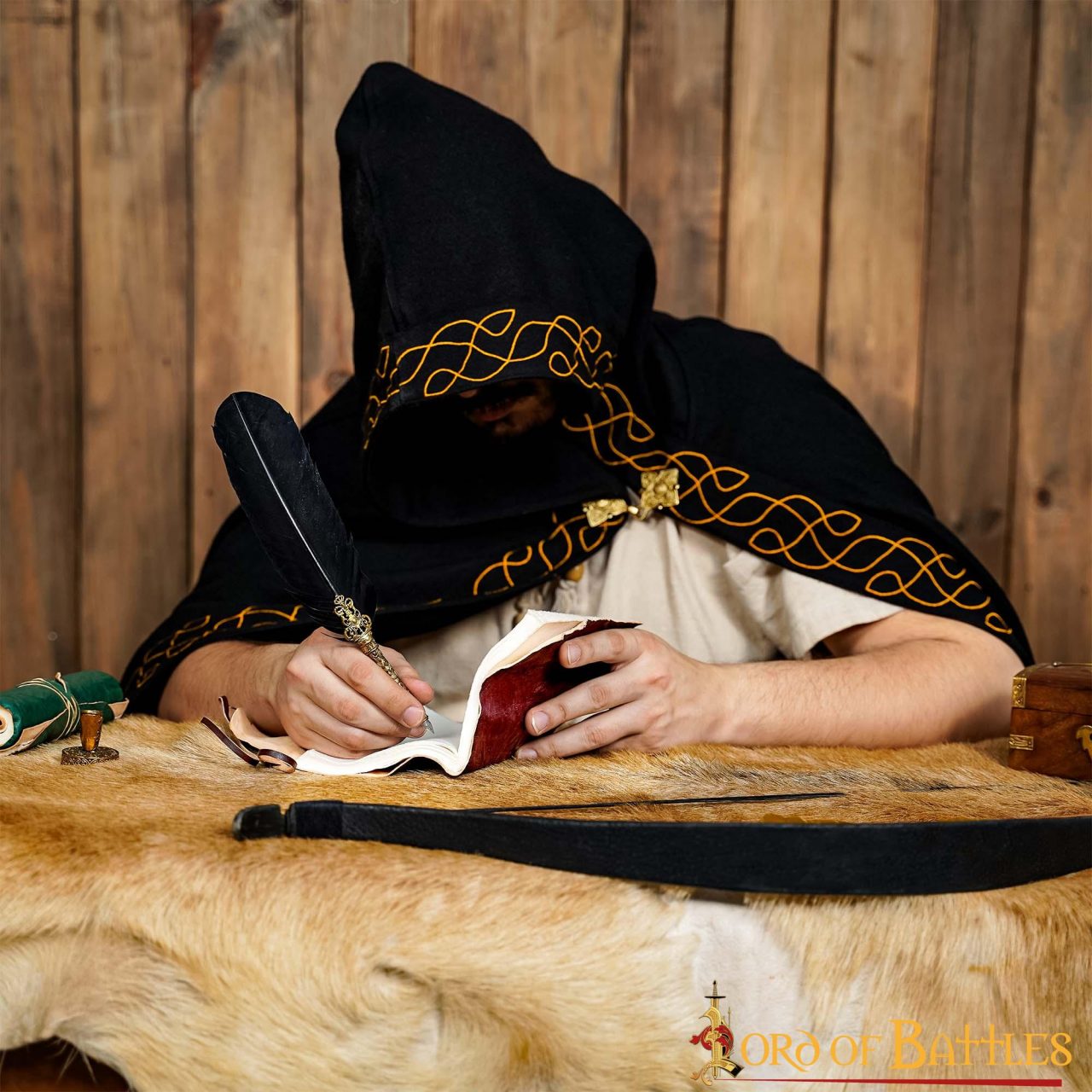 The Mythical Wanderer Brown Leather Scroll Journal The Mythical Wanderer Brown Leather Scroll Journal