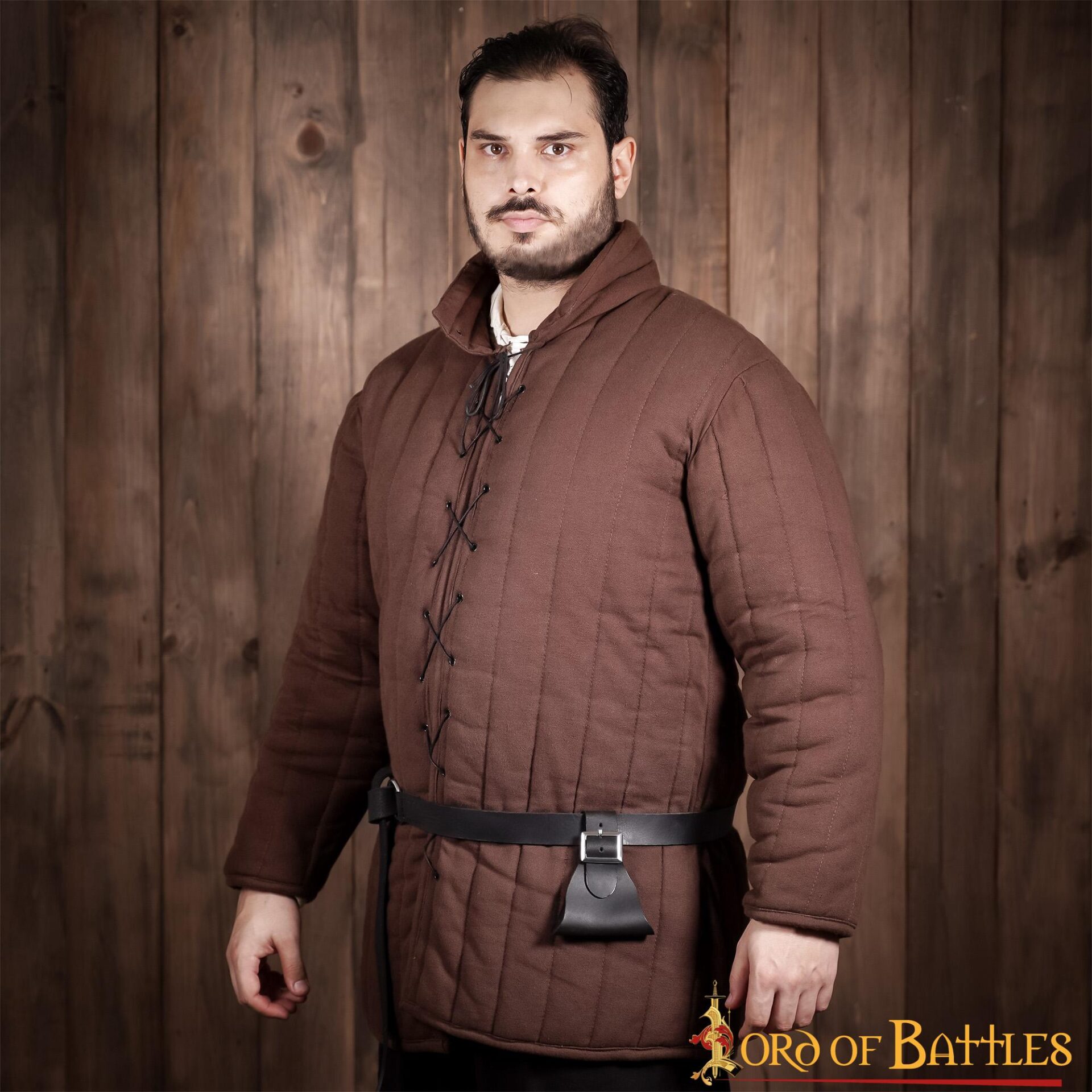 Leather Medieval Sword Frog with Belt Hanging Loop