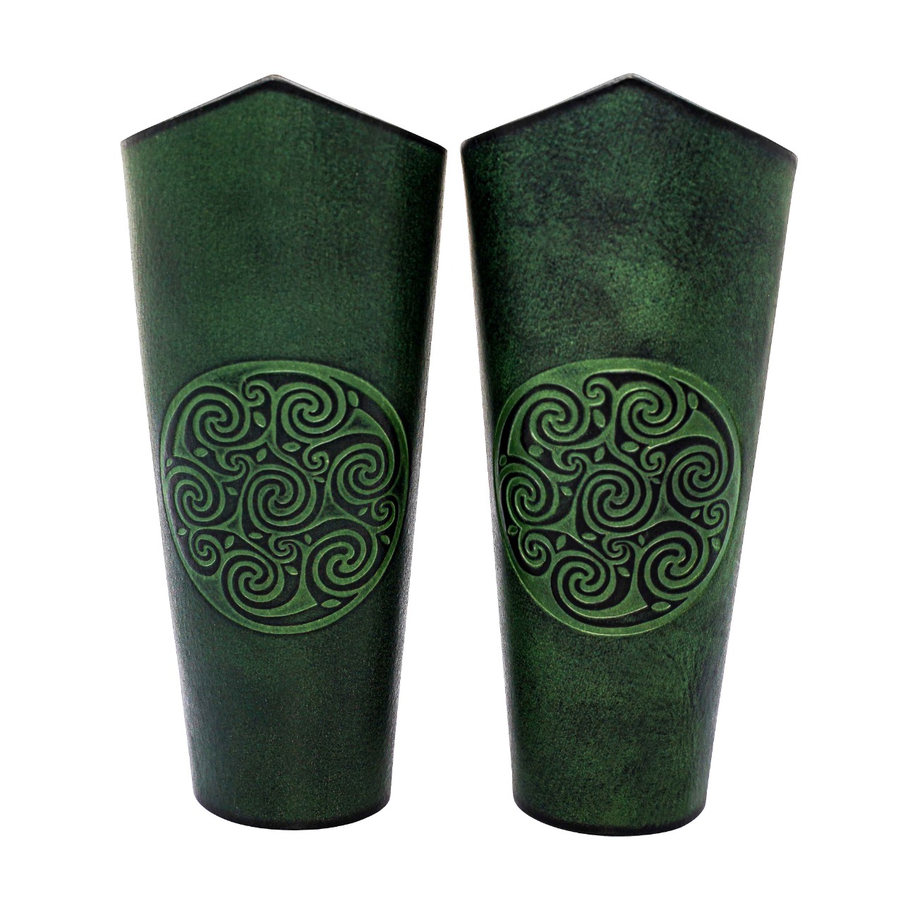 genuine leather bracers