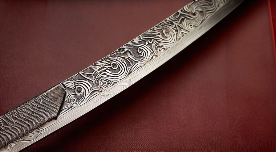 Musha Red Damascus Raiden Katana: The Ultimate Medieval Weapon | Medieworld