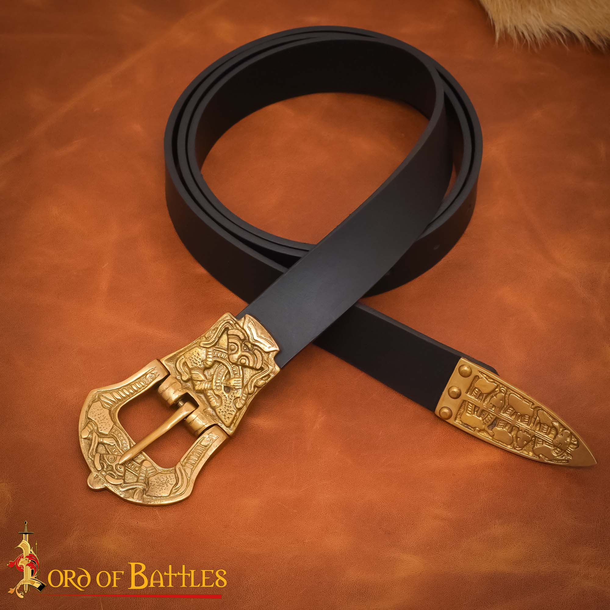 Viking Reaver Leather Belt