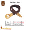 Viking Reaver Leather Belt