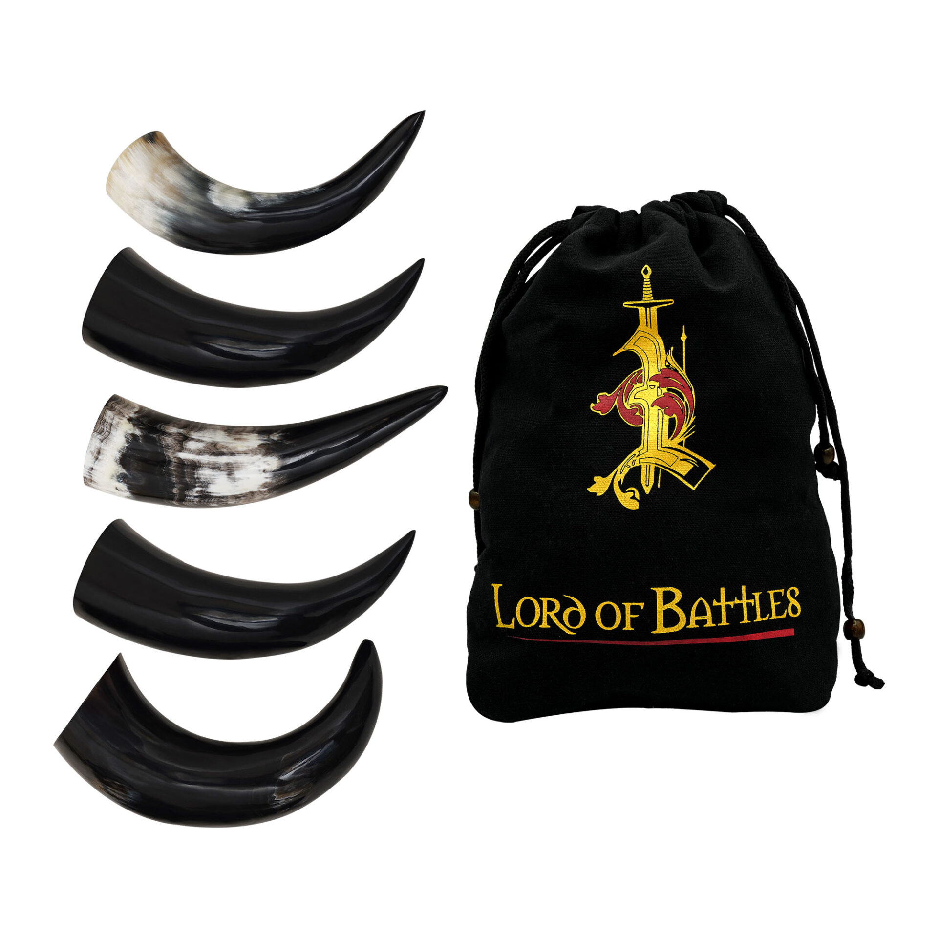 Medieval Viking Drinking Horns