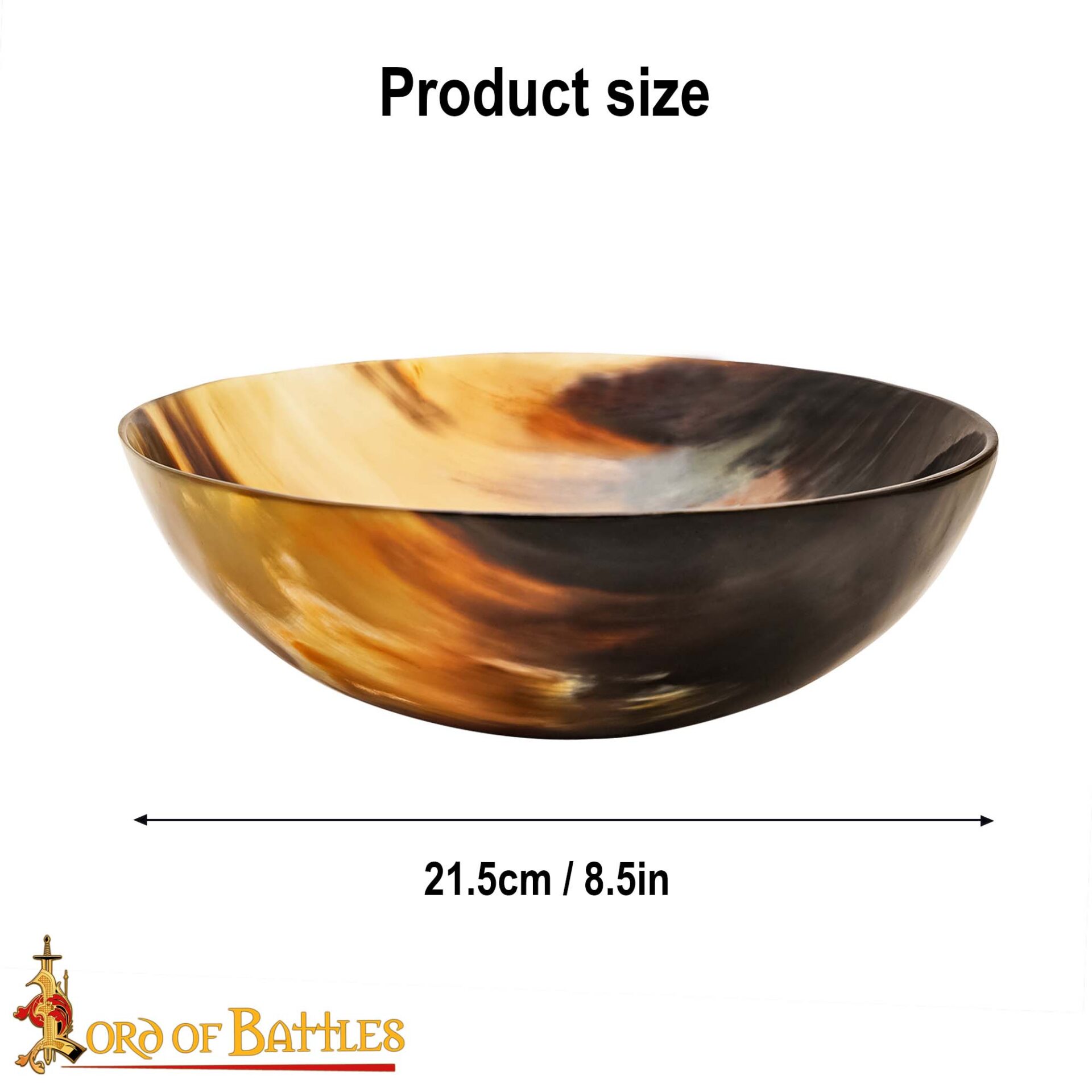 Viking Feast Large Genuine Horn Bowl