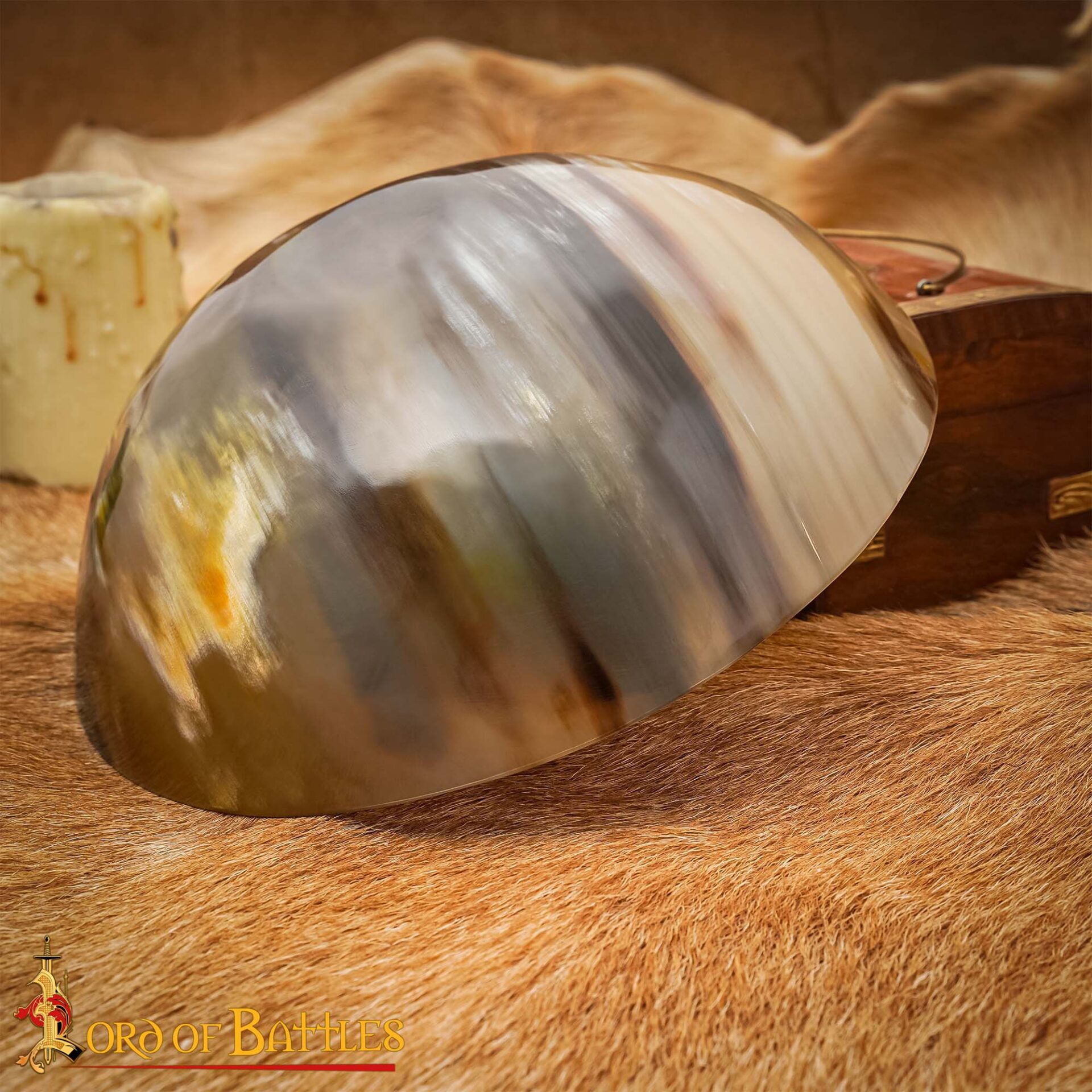 Viking Feast Large Genuine Horn Bowl