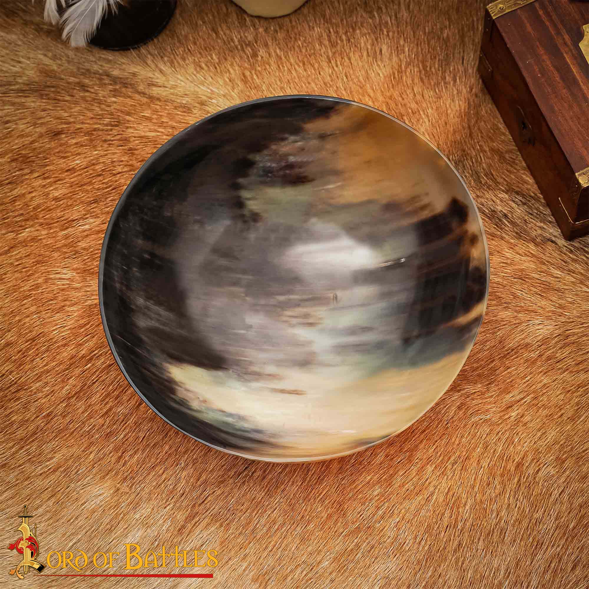 Viking Feast Large Genuine Horn Bowl