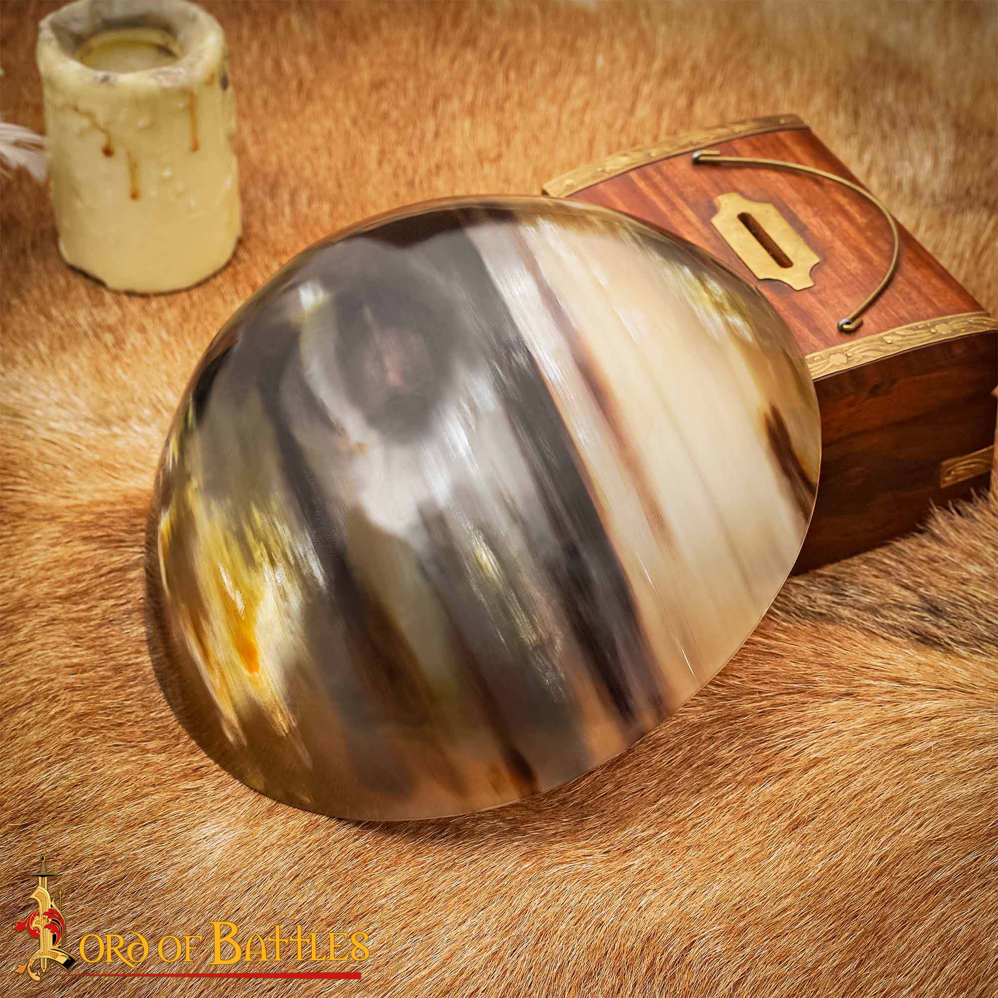 Viking Feast Large Genuine Horn Bowl